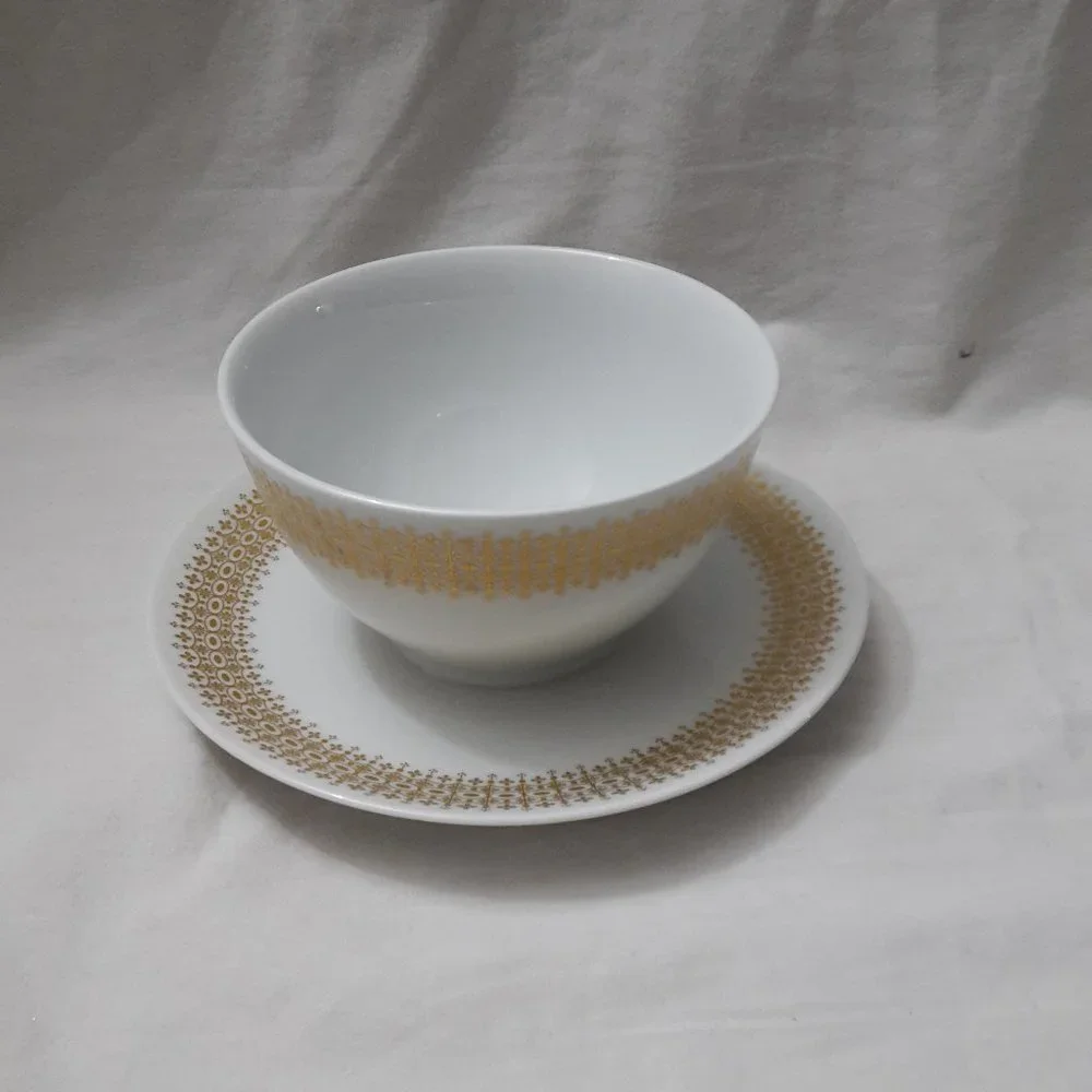 K & A Krautheim Selb Bavaria Germany Sauce Bowl with Attached Underplate Excelle